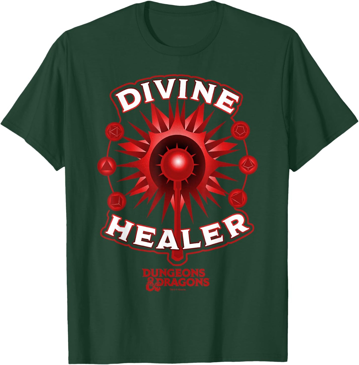 Dungeons & Dragons Divine Healer T-Shirt - T-Shirt | Forest
