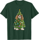 Cavalier Christmas Tree Lights Funny Cavalier Dog Xmas T-Shirt - T-Shirt | Forest