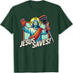 Funny Lacrosse Jesus Saves Goalie Sports Humor T-Shirt - T-Shirt | Forest