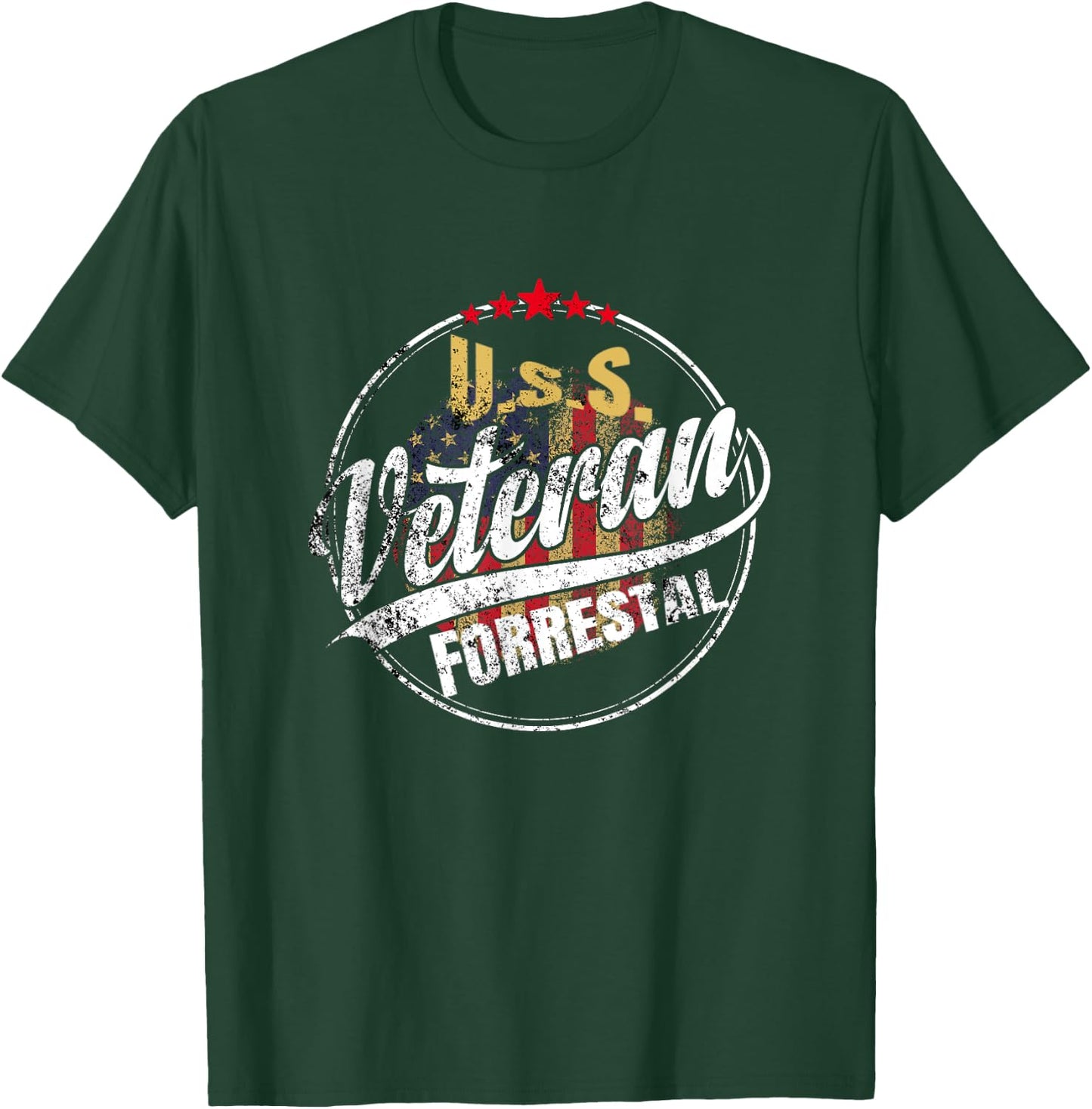 USS Forrestal Veteran Supercarrier T-Shirt - T-Shirt | Forest