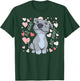 Big Heart Pitbull Valentine Pibble Mum Dog Mom Gift T-Shirt - T-Shirt | Forest
