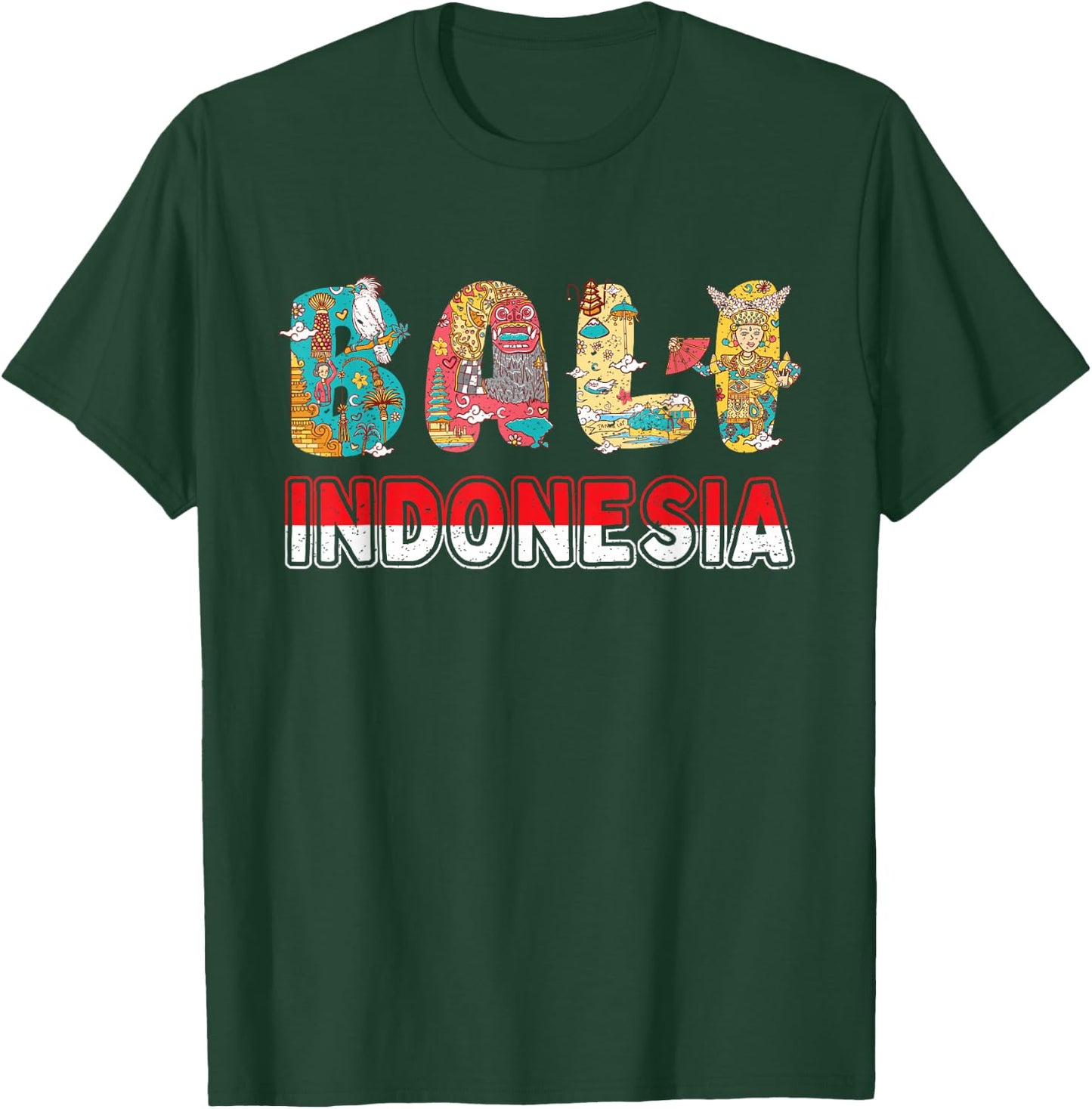 Tropical Bali Indonesia T-Shirt - T-Shirt | Forest