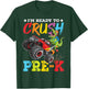 Ready To Crush Pre-K Back To School Monster Truck Dinosaur T-Shirt - T-Shirt | Forest