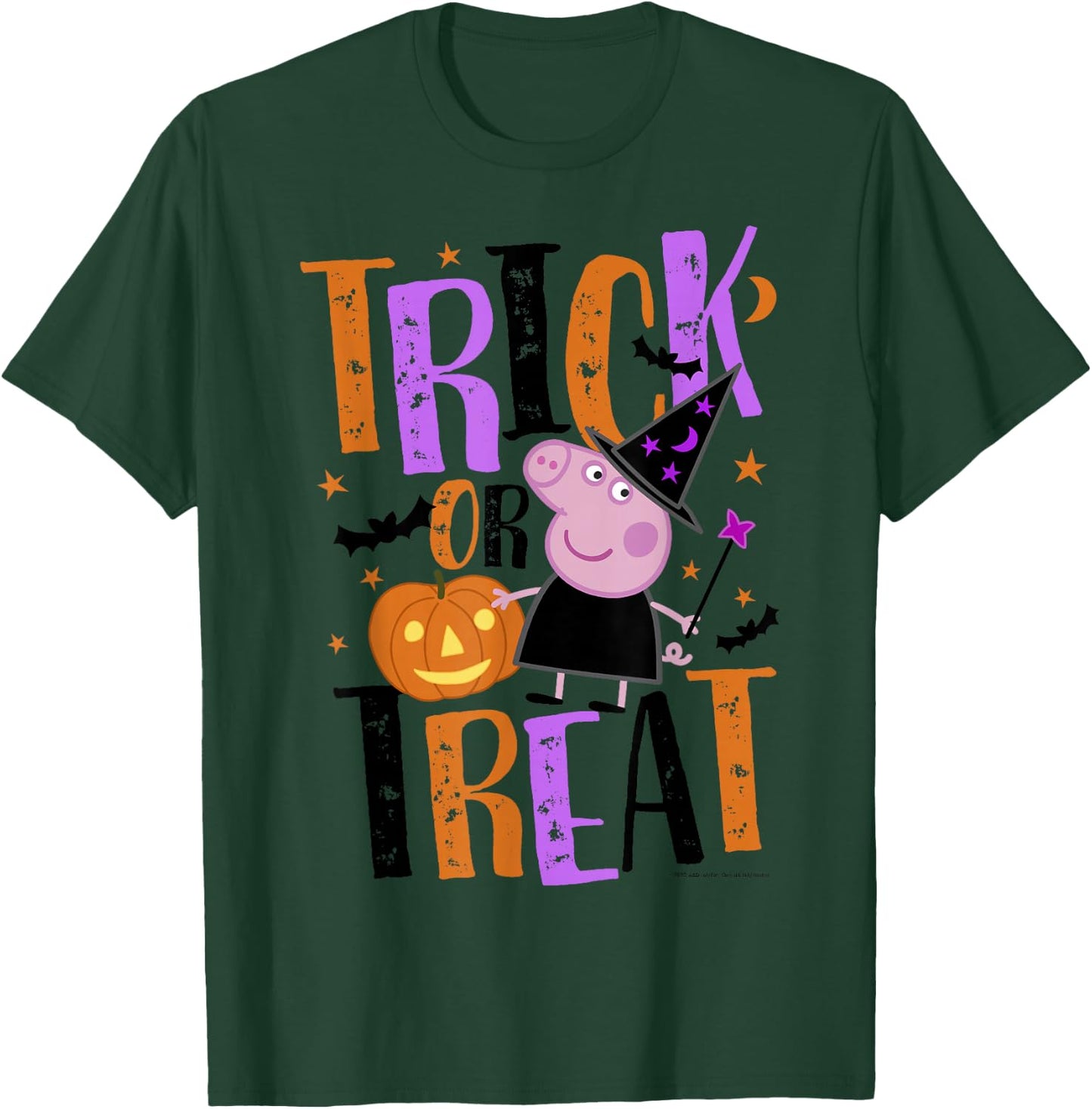 Peppa Pig Halloween Trick Or Treat T-Shirt - T-Shirt | Forest