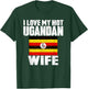 I Love My Hot Ugandan Wife Anniversary Heart Wedding T-Shirt - T-Shirt | Forest