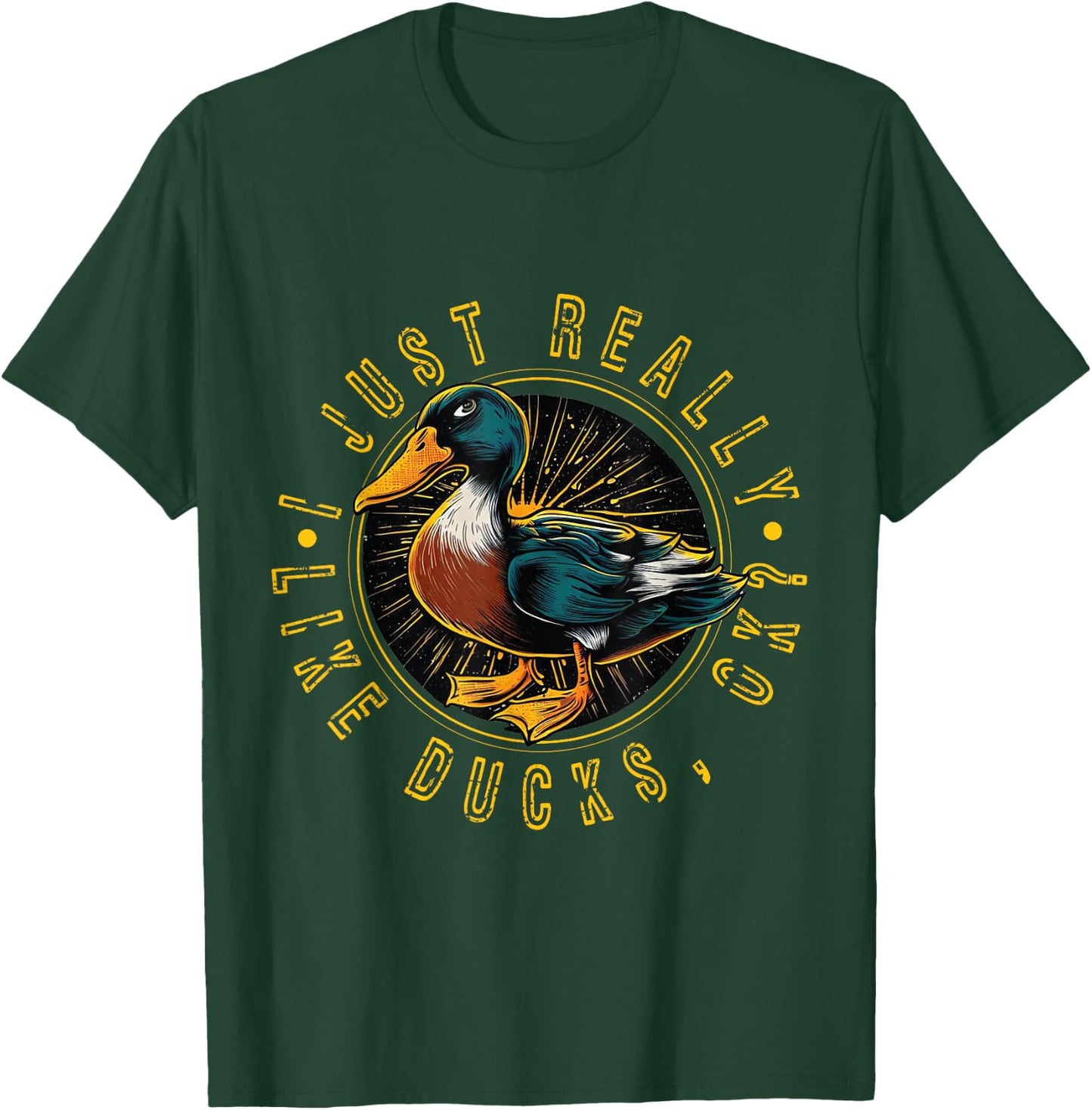 Just A Girl Who Loves Ducks - Duck T-Shirt - T-Shirt | Forest