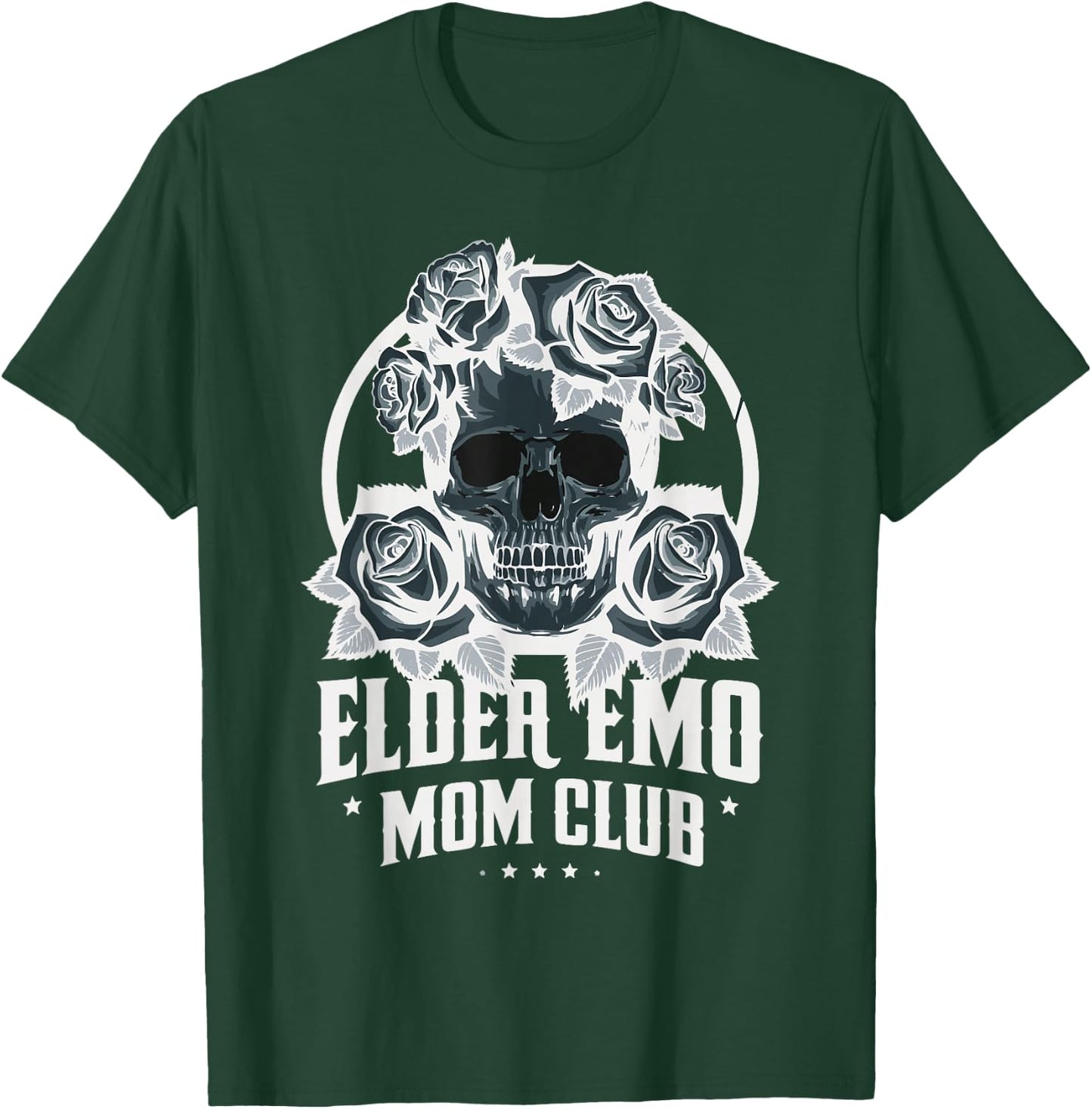 Elder Emo Mom Club Emo Lifestyle Emo Music Goth Subculture T-Shirt - T-Shirt | Forest