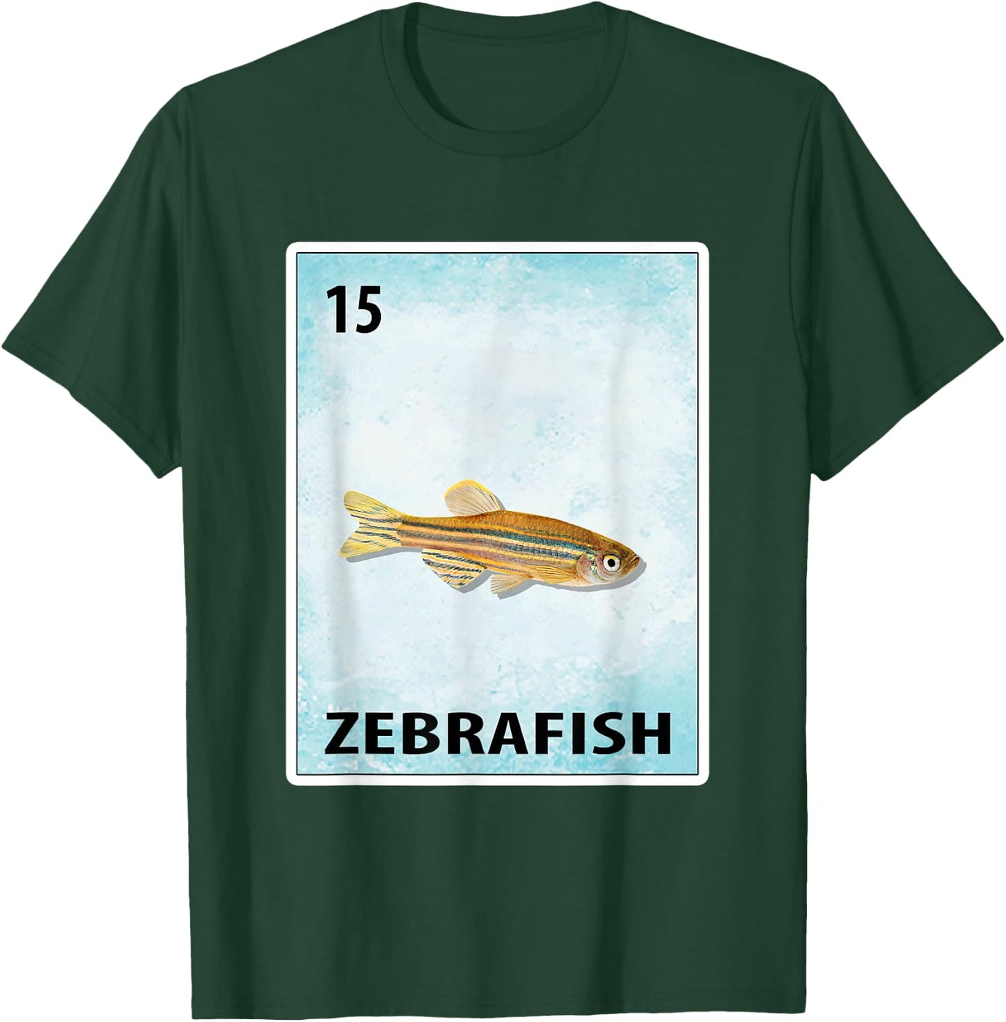 Zebrafish Mexican Fish Cards T-Shirt - T-Shirt | Forest