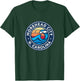 Morehead City North Carolina NC Vintage Nautical Waves Desig T-Shirt - T-Shirt | Forest