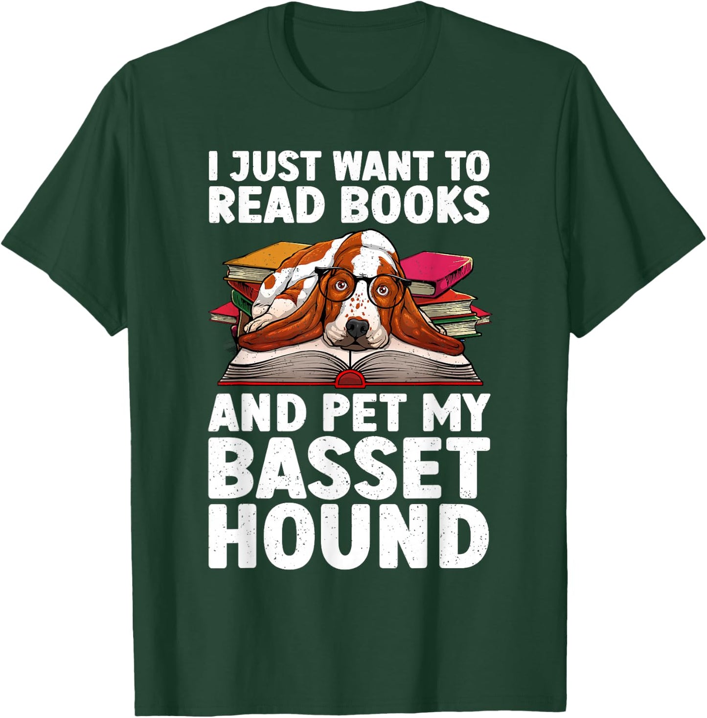 Funny Basset Hound Design Women Basset Hound Lover T-Shirt - T-Shirt | Forest