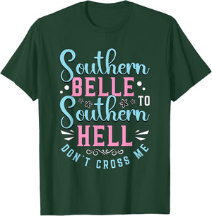 Southern Belle To Southern Sweet Tea Lover Southern Belle T-Shirt - T-Shirt | Forest