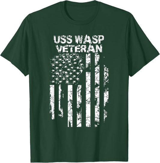 USS Wasp Veteran T-Shirt - T-Shirt | Forest