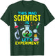 2nd Birthday This Mad Scientist Is 2 Let's Experiment Funny T-Shirt - T-Shirt | Forest