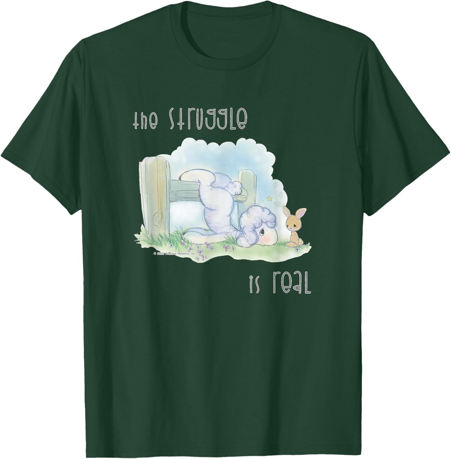Precious Moments The Struggle Is Real T-Shirt - T-Shirt | Forest