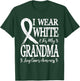 I Wear White For My Grandma Lung Cancer T-Shirt - T-Shirt | Forest
