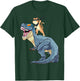 Samurai Cat Shirt - Retro Ninja Japanese Cat Dinosaur T-Rex T-Shirt - T-Shirt | Forest
