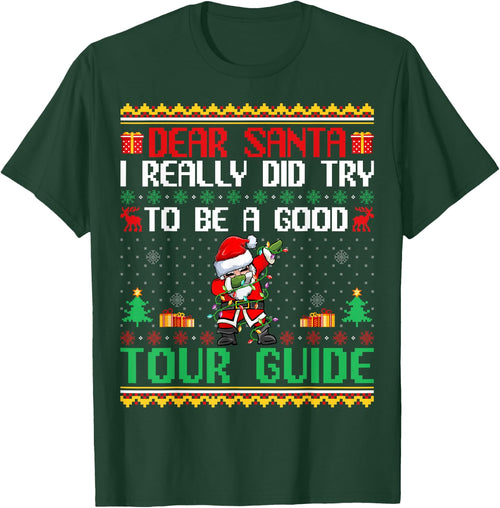 Santa Try to Be a Good Tour Guide - Funny Christmas