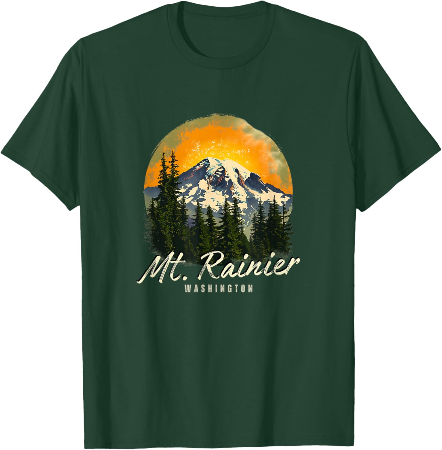 Mount Rainier Souvenir / Mt. Rainier T-Shirt - T-Shirt | Forest