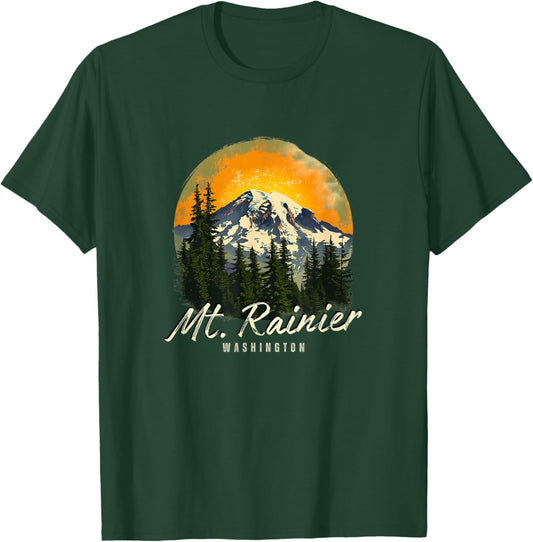 Mount Rainier Souvenir / Mt. Rainier T-Shirt - T-Shirt | Forest