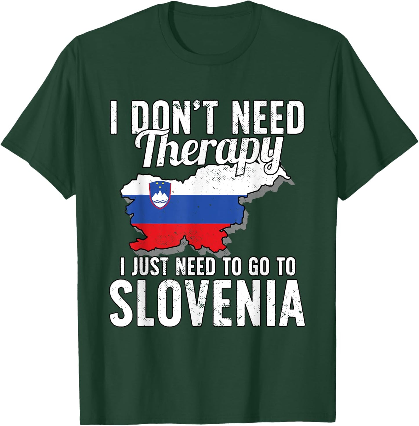 Slovenian Flag I Slovenia Flag I Vacation Slovenia T-Shirt - T-Shirt | Forest