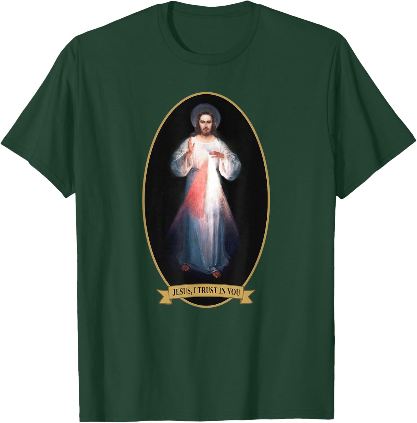 Divine Mercy, Jesus I Trust in You T-Shirt - T-Shirt | Forest