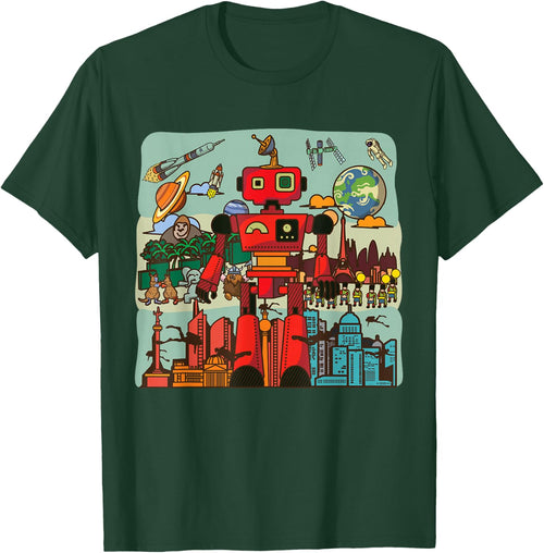 Retro Japanese Robotics Engineer Gift Funny Toy Robot