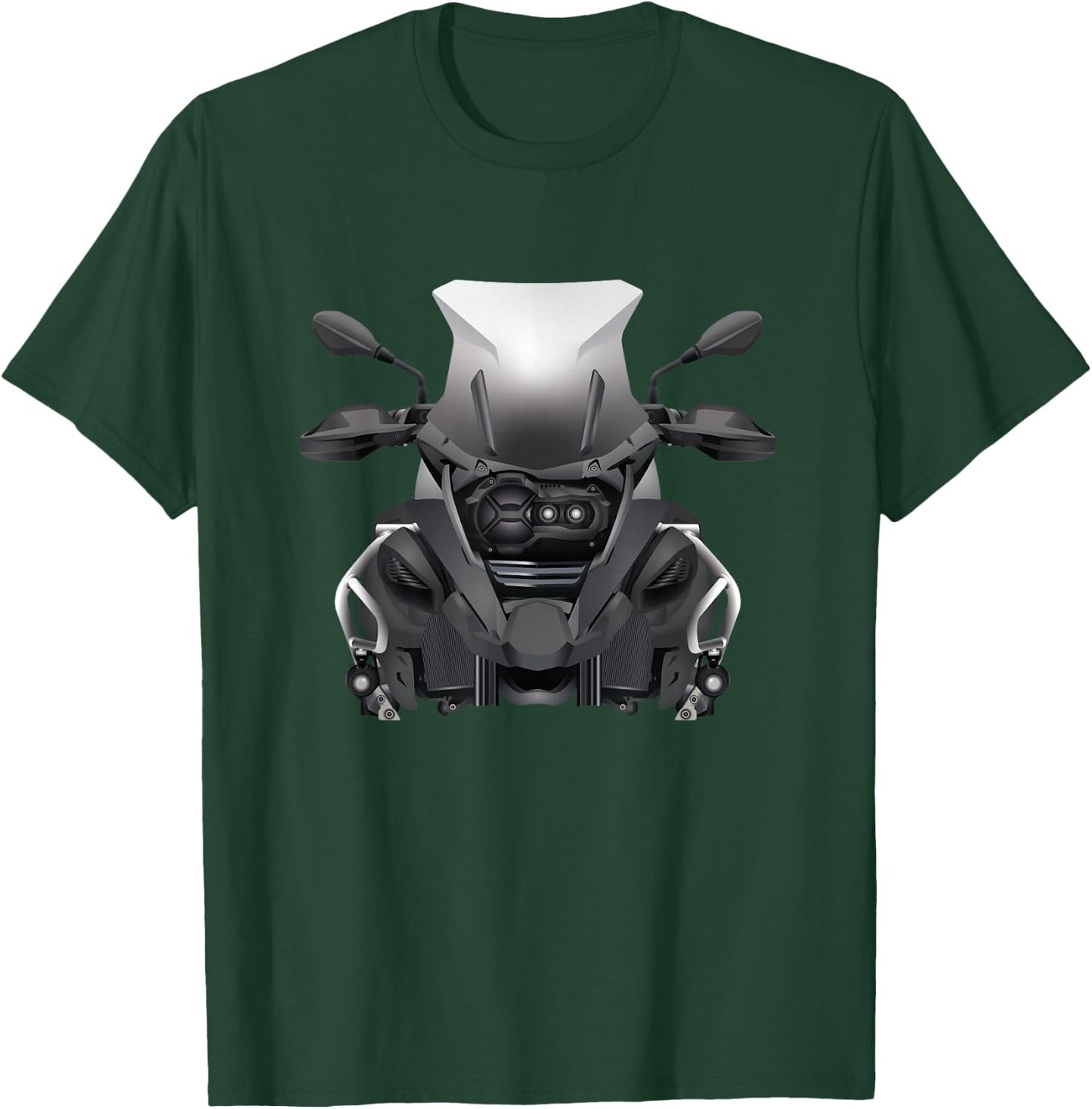 Enduro Motorcycle Desings R1200GS Enduro Motorcycle GS - Men's Black Short Sleeve Classic Fit - Motorcycle Themed - Size Small T-Shirt - T-Shirt | Forest