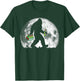 Bigfoot Beer Drinker Full Moon Retro Minimalist T-Shirt - T-Shirt | Forest