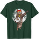 Psychedelic Hippie Banjo Cat! Funny Bluegrass Music T-Shirt - T-Shirt | Forest