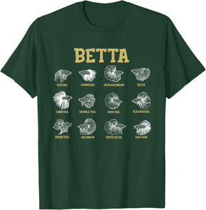 Siamese Fighting Fish Lover Aquarium Keeper Betta Fish T-Shirt - T-Shirt | Forest