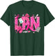 Nurse Breast Cancer Awareness Pink Ribbon Nursing Lpn Life T-Shirt - T-Shirt | Forest