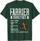 Farrier Horseshoe Gift Hoof Tools T-Shirt - T-Shirt | Forest