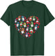 Gnomes Heart Love Gnome Lover Gift Men Women Kids Girls Boys T-Shirt - T-Shirt | Forest