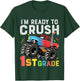 Kids I'm Ready To Crush 1st Grade First Day of First Grade Boys T-Shirt - T-Shirt | Forest