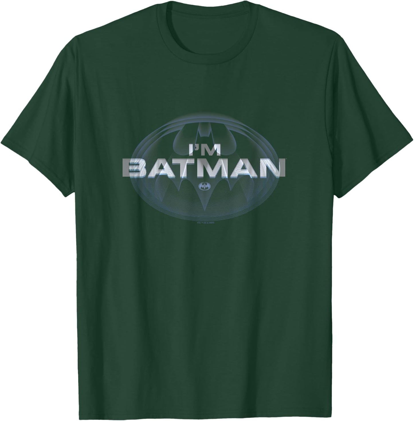 The Flash I'm Batman Vintage Michael Keaton Bat Symbol T-Shirt - T-Shirt | Forest