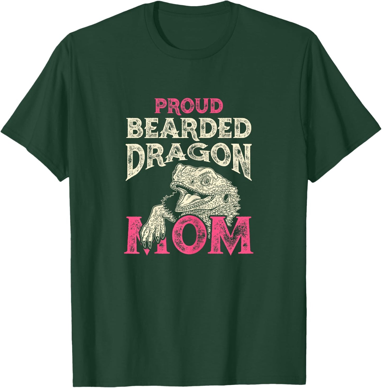 Proud Bearded Dragon Mom T-Shirt - T-Shirt | Forest