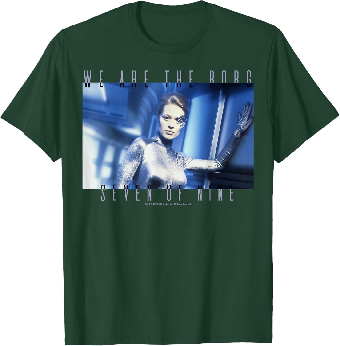 Star Trek: Voyager We Are The Borg Seven Of Nine T-Shirt - T-Shirt | Forest