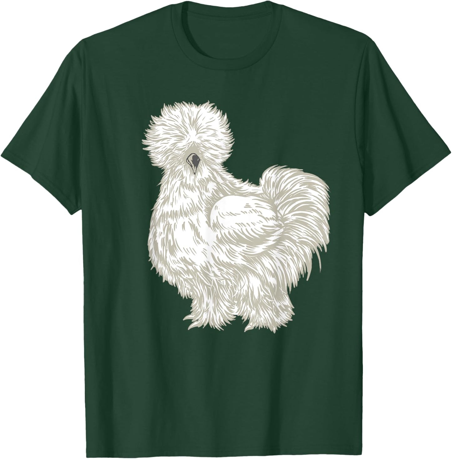 Silkie Chicken T-Shirt - T-Shirt | Forest