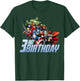 Marvel Avengers Action Shot 3rd Birthday Small T-Shirt - T-Shirt | Forest