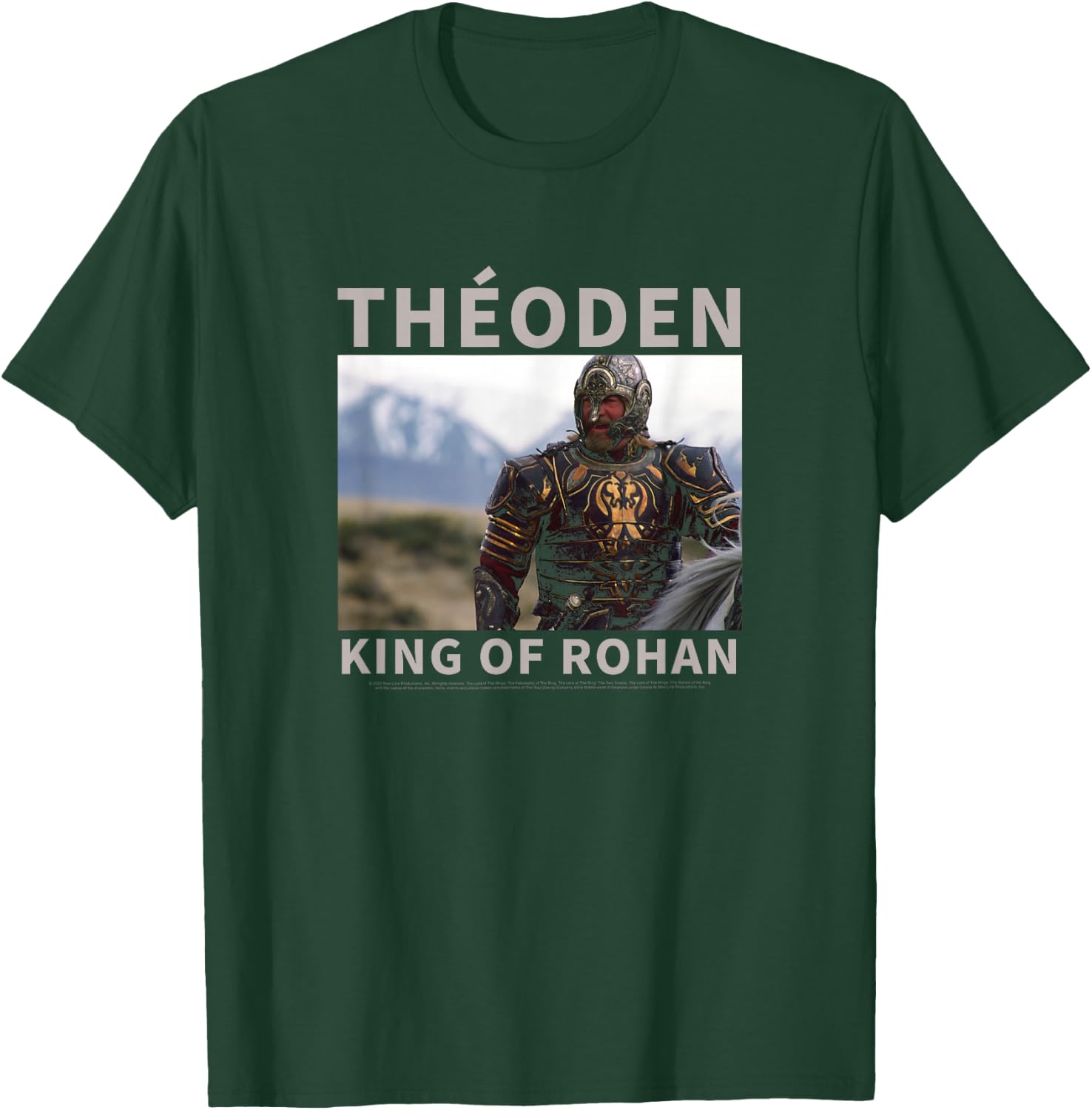 The Lord Of The Rings Theoden King Of Rohan Poster T-Shirt - T-Shirt | Forest