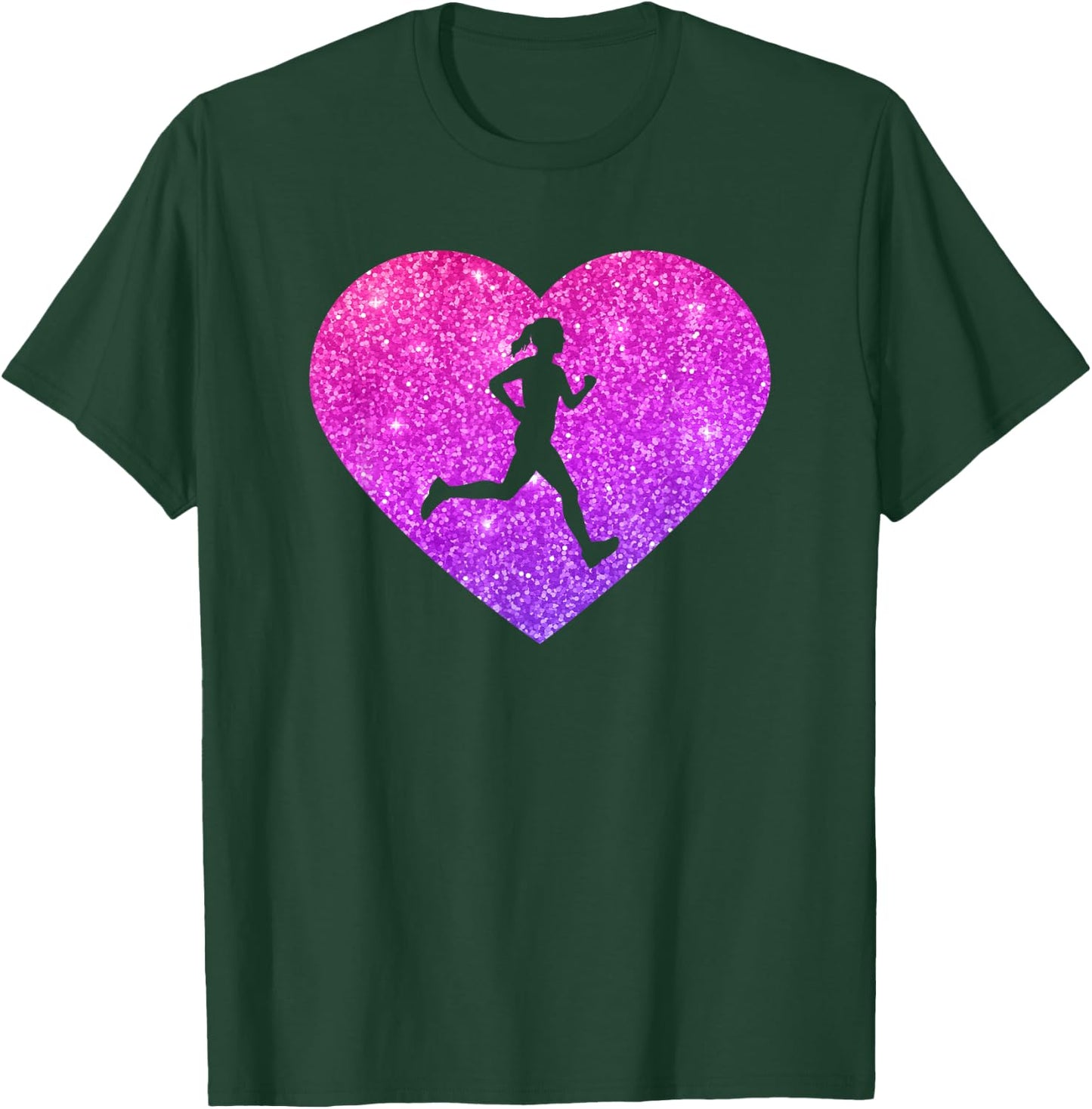Trendy Cross Country Running Gift Girls Teens and Women T-Shirt - T-Shirt | Forest