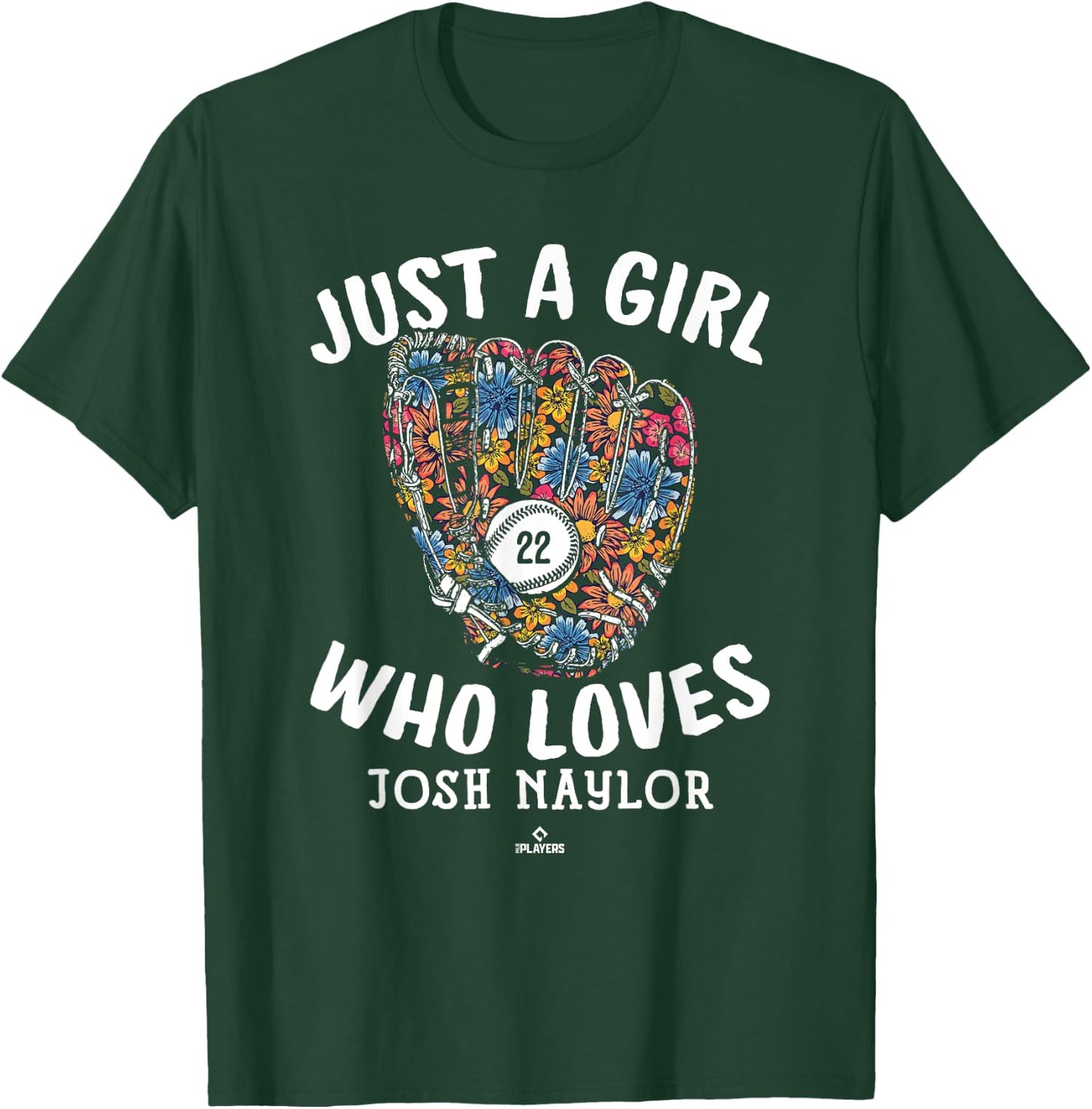 Just A Girl Who Loves Josh Naylor Cleveland MLBPA T-Shirt - T-Shirt | Forest