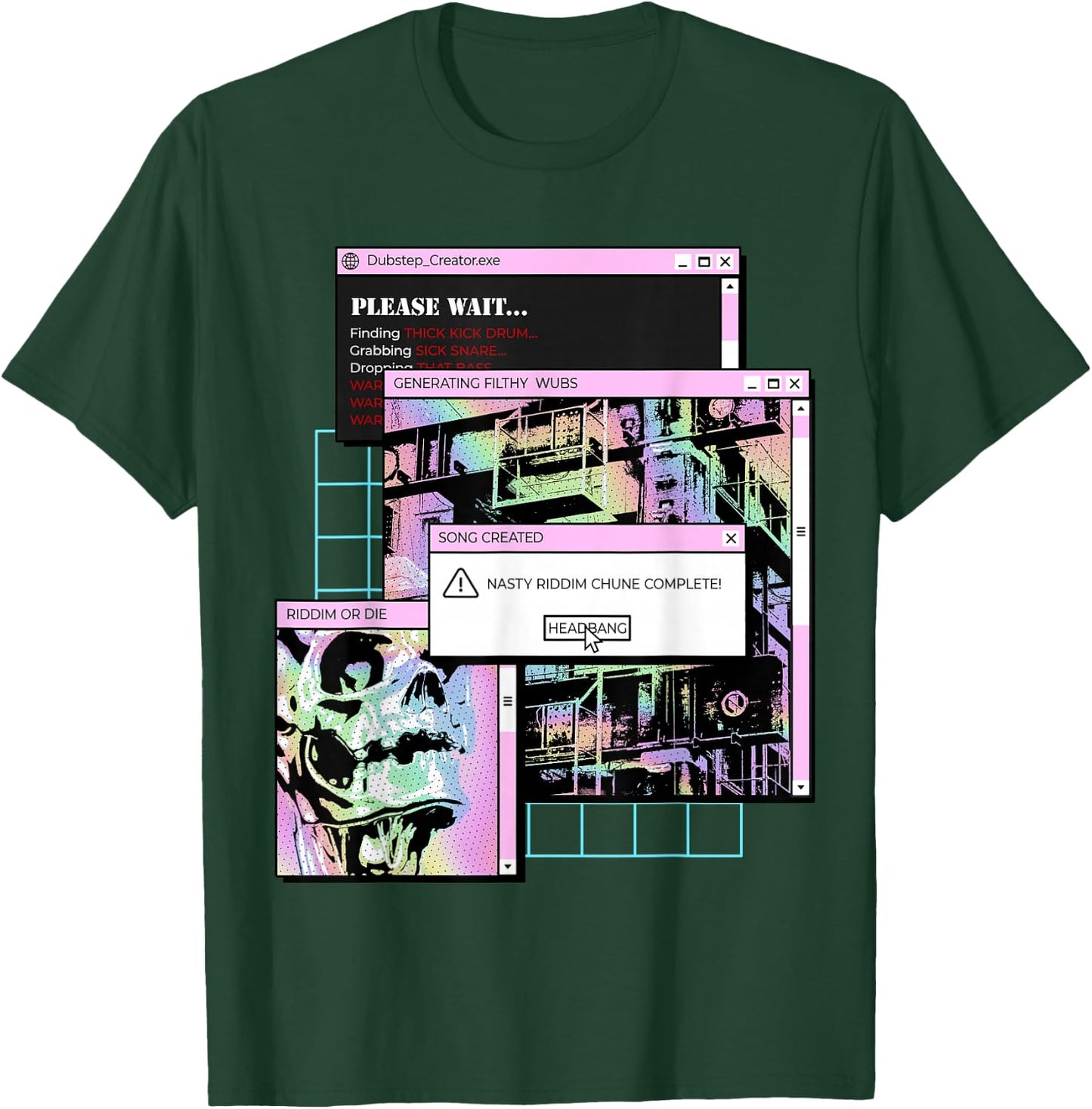 Dubstep Creator Riddim Shirt | Funny Dubstep Producer T-Shirt - T-Shirt | Forest