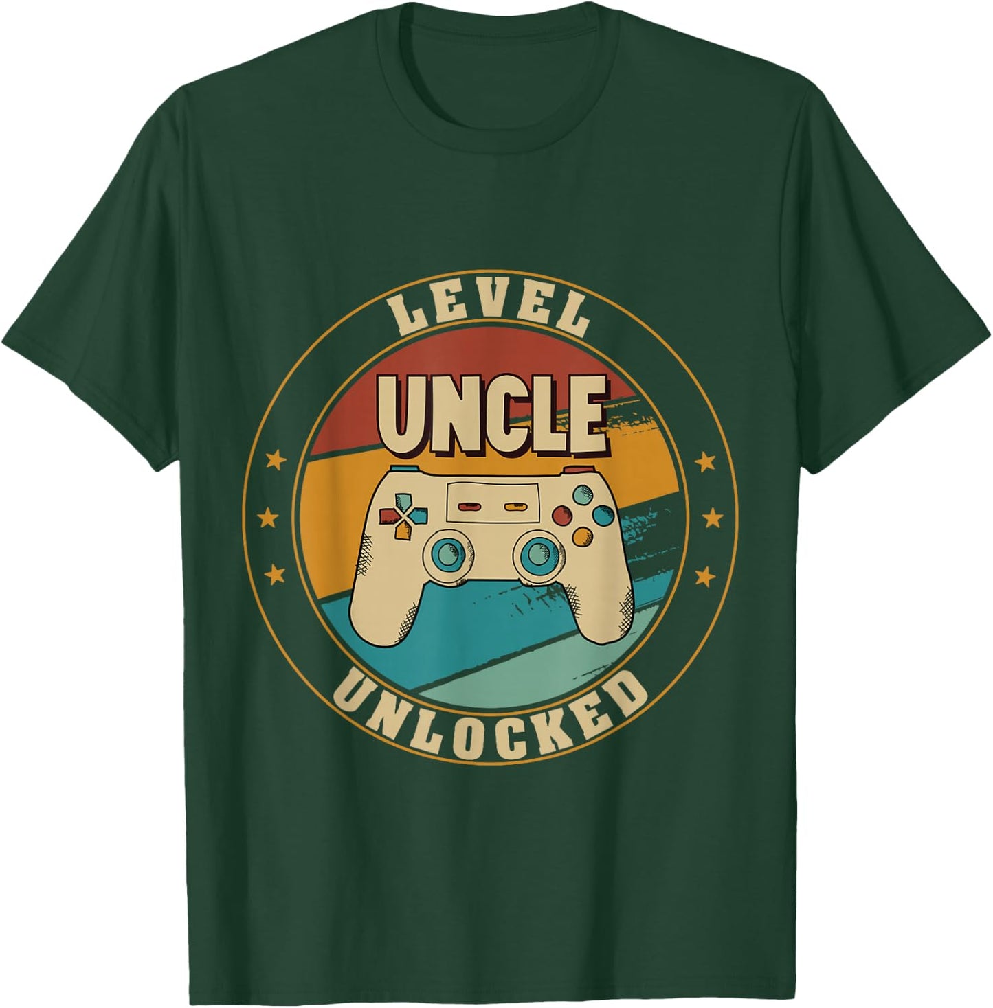 Gamer New Uncle Dad Mom Baby Announcement Pregnancy Father T-Shirt - T-Shirt | Forest