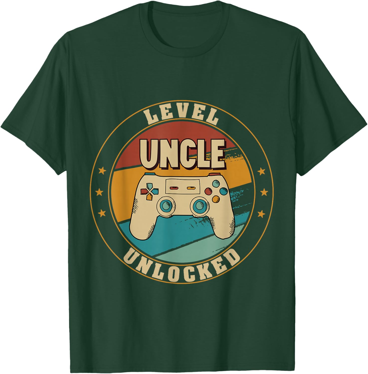 Gamer New Uncle Dad Mom Baby Announcement Pregnancy Father T-Shirt - T-Shirt | Forest