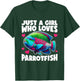 Parrotfish Just A Girl Parrotfish T-Shirt - T-Shirt | Forest