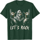 Bigfoot Rock On Funny Sasquatch Rock and Roll Let's Rock T-Shirt - T-Shirt | Forest