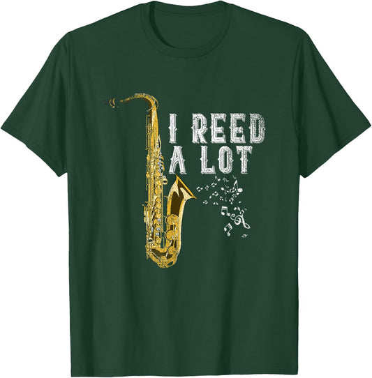 Jazz Musician Funny Saxophonist Gift Saxophone T-Shirt - T-Shirt | Forest