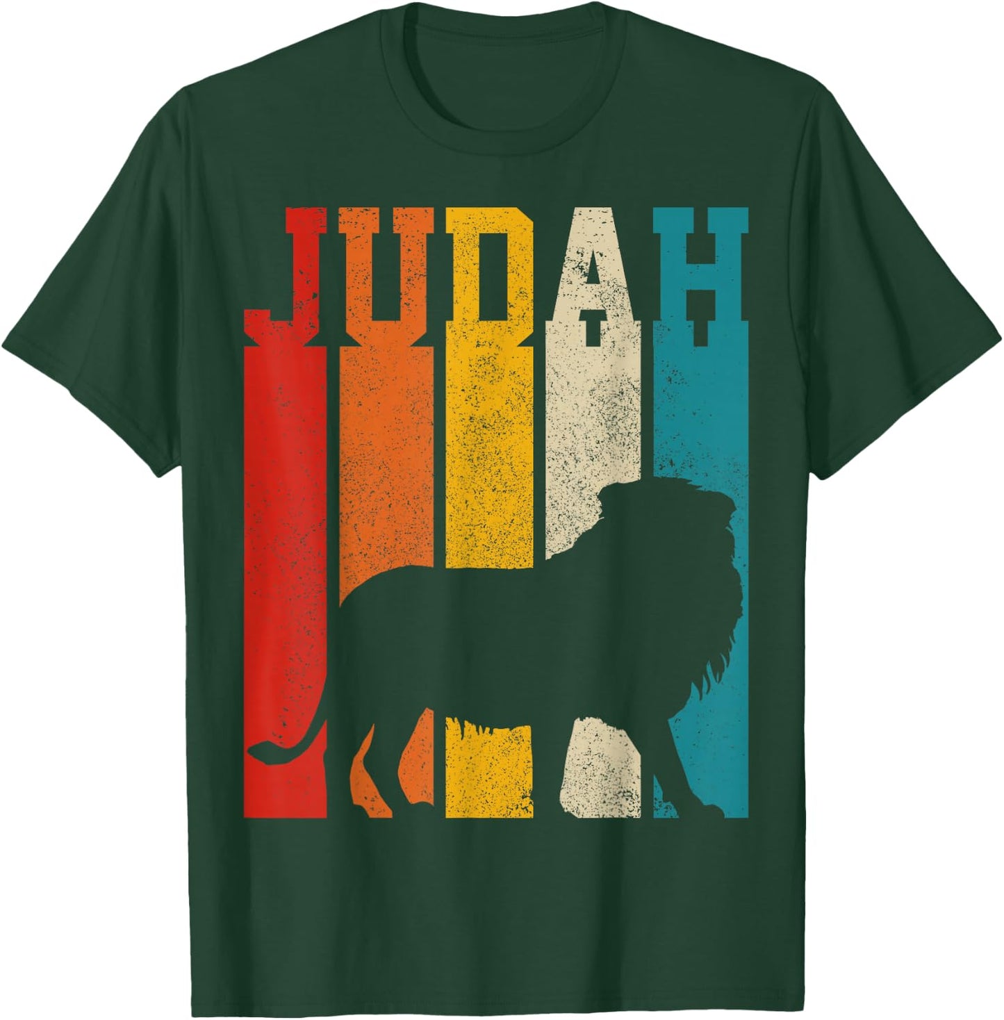 Lion Of Judah Rastafari Ethiopia Africa Reggae Vintage Lion T-Shirt - T-Shirt | Forest