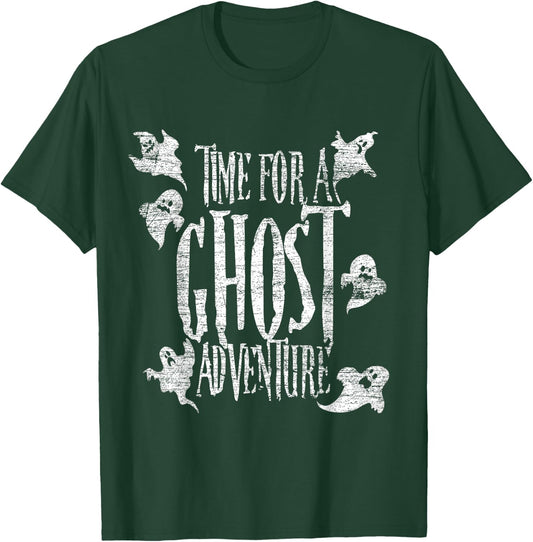 Time For A Ghost Adventure Ghost T-Shirt - T-Shirt | Forest